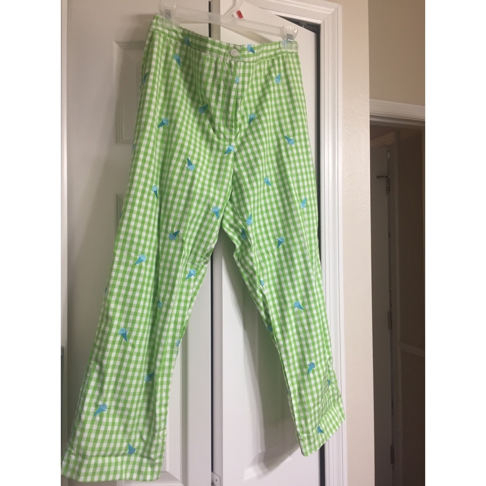 Vintage White Label Lilly Pulitzer Capris, Size 8